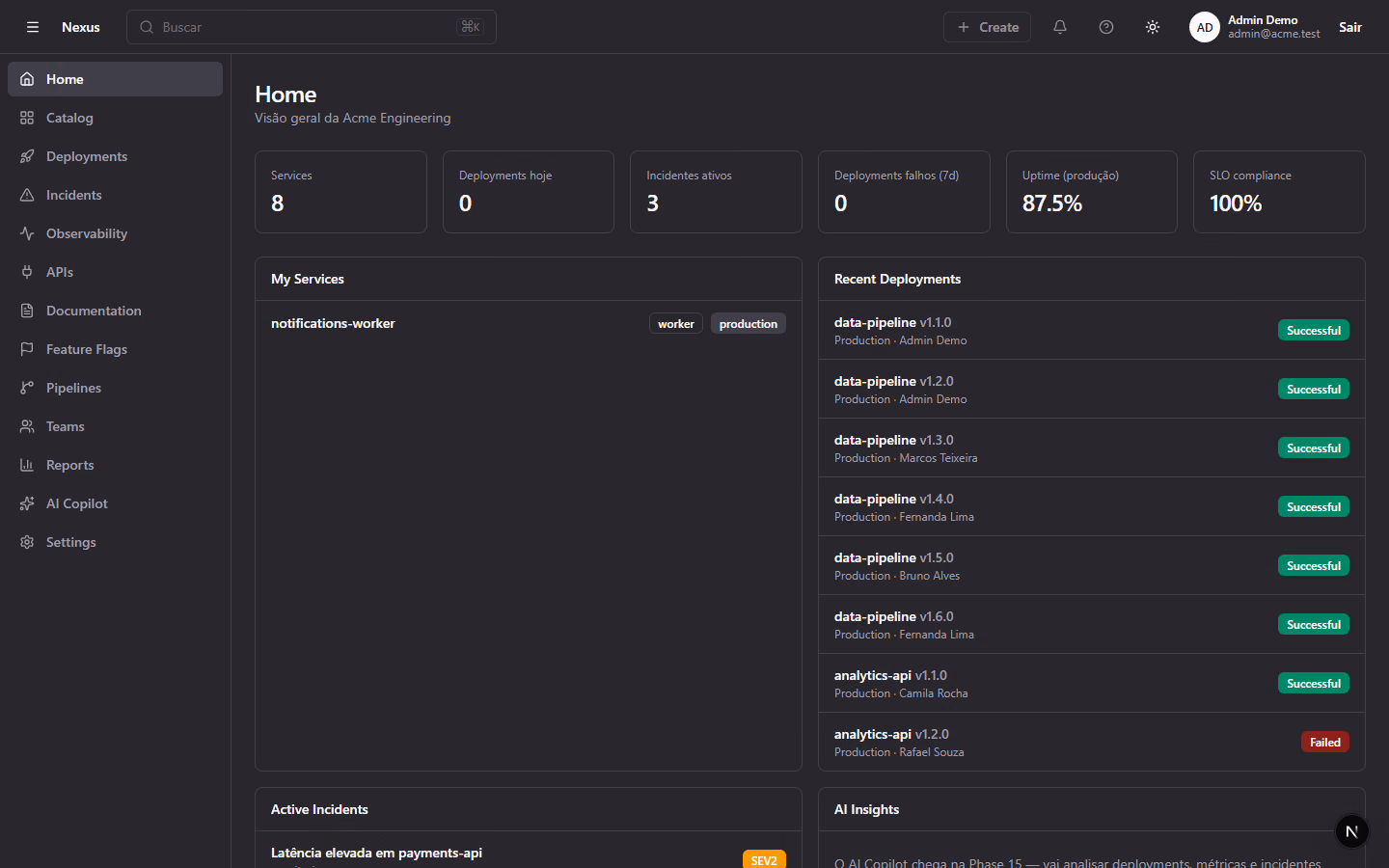 Nexus Developer Platform