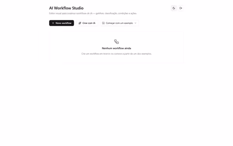 AI Workflow Studio - captura de tela